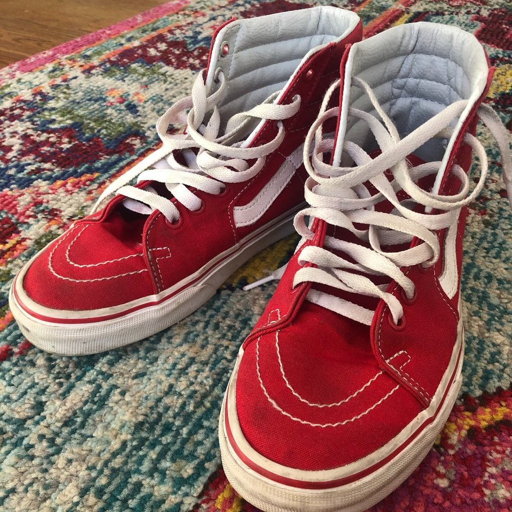 Vans high top sneakers